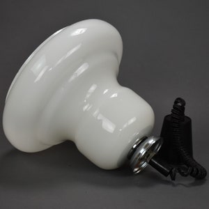 Vintage Opaline Glass Light Made in Yugoslavia, Emi Poljčane /Yugoslavia, Vintage Light Fixture, Mid Century Light, Made in Yugoslavia 70s