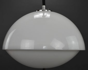Lámpara colgante vintage Meblo Guzzini, lámpara de araña de estilo espacial, altura ajustable