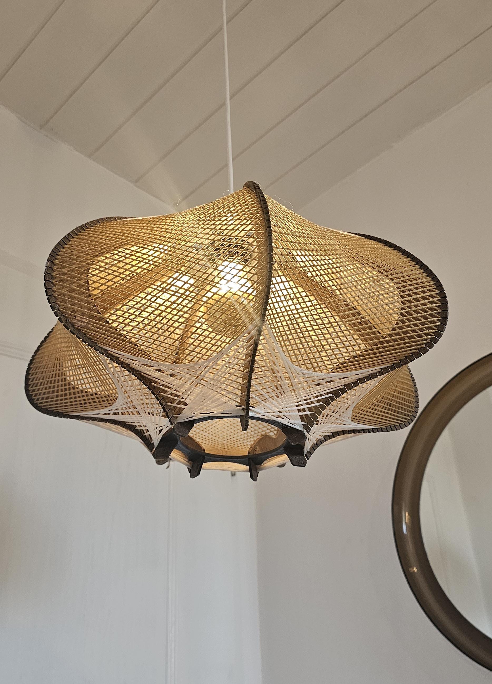 70s string lamp - Etsy 日本