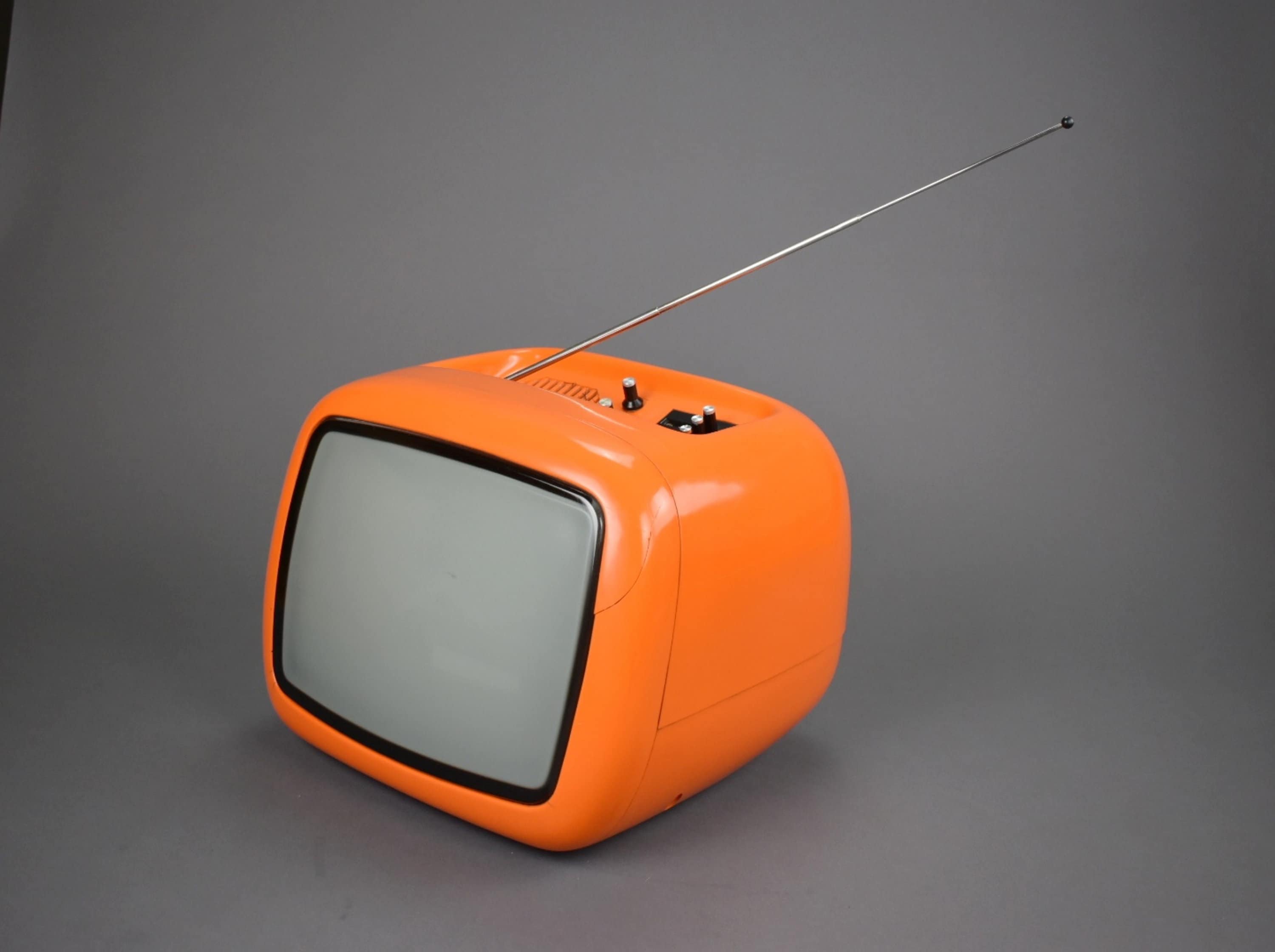 Space Age Rare Portable Tv, Iskra Yugoslavia Tv Minirama