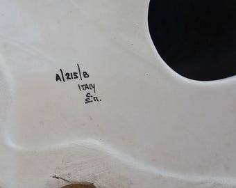 1970年代のイタリア製陶器製アフガンハウンドの彫像（ハリウッド