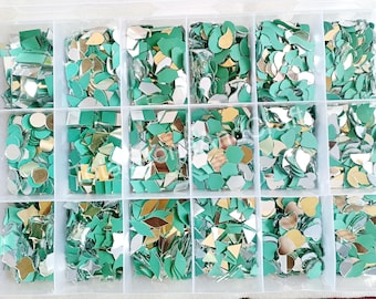 2500 piezas Lippan Art and Craft, Lippan Art, espejo indio, espejo pequeño para bordar