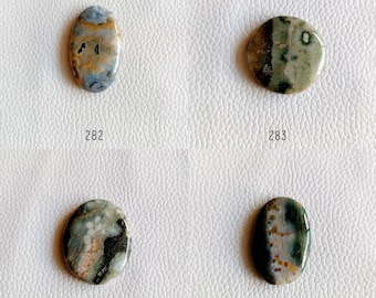 Designer Ocean Jasper-Ocean Jasper Crystal-Jewelry Beads-Natural Ocean Jasper Cabochon
