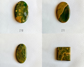 Ocean Jasper-Natural Ocean Jasper Cabochon-Ocean Jasper Crystal-Jewelry Beads