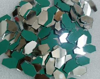 Espejo de arte y artesanía Lippan, espejo grande de vidrio artístico Lippan mixto de 1000 piezas, espejo indio, espejo bordado