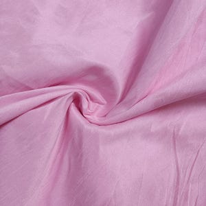 Baby Pink Dupioni Fabric, Raw Silk Dupioni Fabric, Faux Silk, Dupioni Silk Fabric,