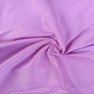 Lavender Colour Silk Dupioni Fabric, Faux Silk, Light Purple Dupioni Polyester Silk Fabric for Wedding and Bridal dresses