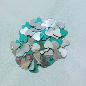 Heart shape Lippan Art and Craft Mirror, Lippan Art, Indian mirror, Small moon Mirror For embroidery