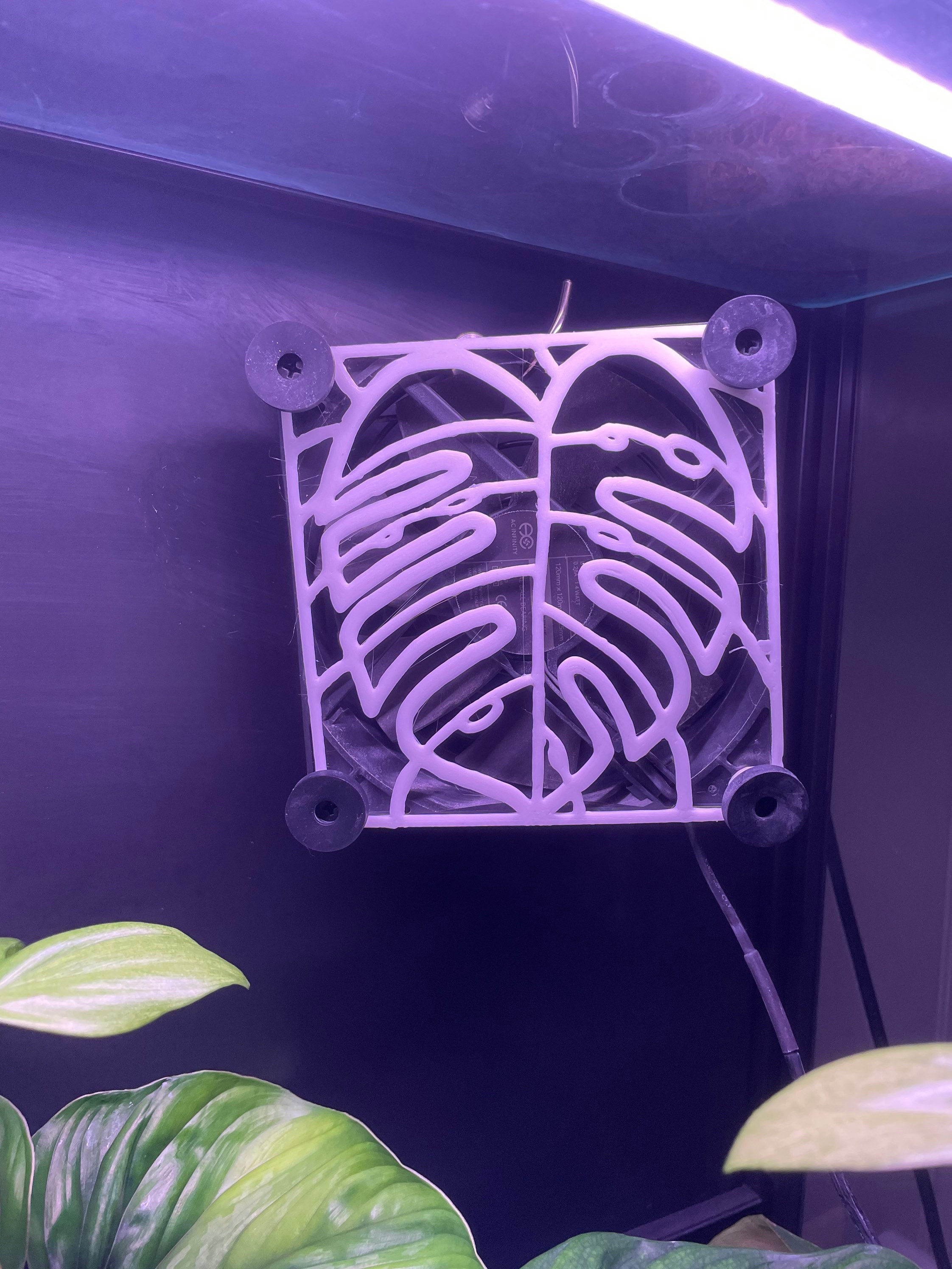 Ikea Greenhouse Monstera Leaf Fan Covers 120mm/80mm Etsy