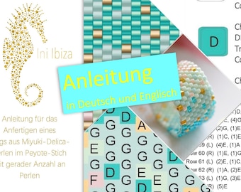 Stapsgewijze instructies voor het maken van een kralenring, Peyote-techniek, tutorial, het maken van een kralenring, training, patroon inbegrepen
