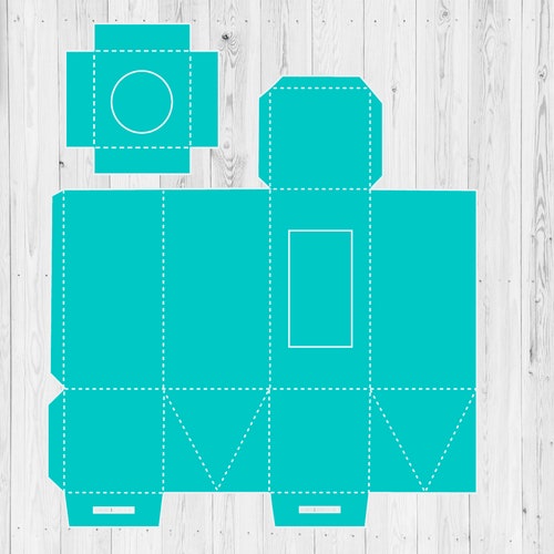 Box Template SVG Candy Box SVG Make up Box SVG Nail Poslish Etsy