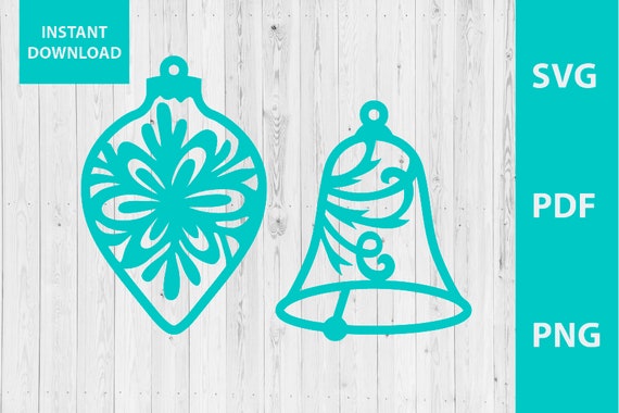 Christmas Ornament Svg Ornament Svg Christmas Svg Template | Etsy