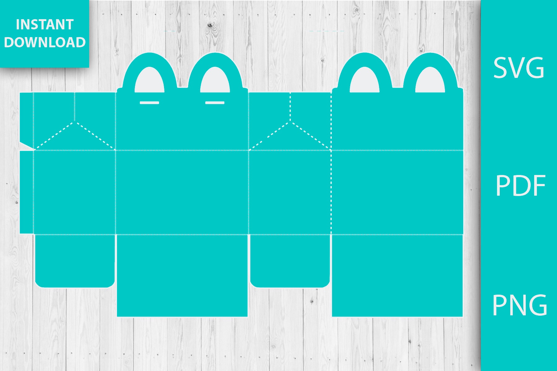 Box Template SVG Mcdonalds Box SVG Happy Box SVG Box Vector Etsy