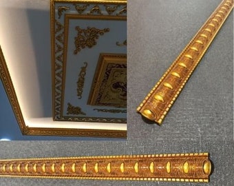 Embroidered Decorative Plastic Wall Decor Brown, Gold, Silver, Bronze, White&golden, Paintable 10 Pieces Packaged