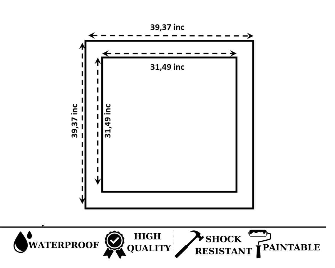 Easy to Apply, Wall Molding Package Ready to Assemble, Pre-cut Factory ...