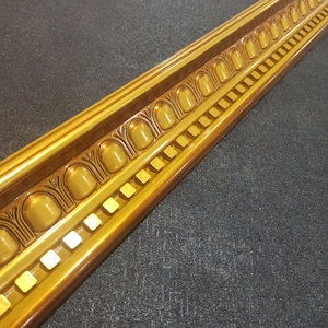Embroidered Decorative Plastic Ceiling Decor Brown, Gold, Silver, Bronze, White&Golden, Paintable - 10 Pieces Packaged