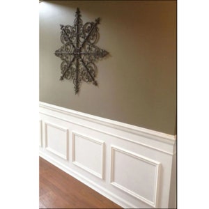 Ready to Assemble Wainscoting Kit - Easy to Install Wainscoting -Wainscoting Package -  Ready to Go Wall Paneling Kit