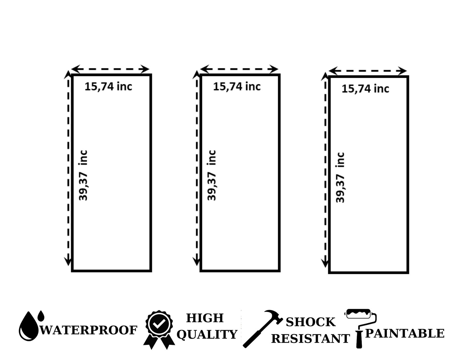 Gold Wall Trim Wall Tile Design Wall Trim Set Precut Etsy