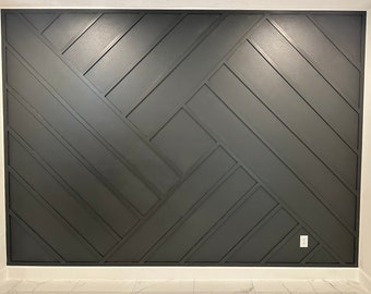 Custom wall molding project we did for Matti Blecher