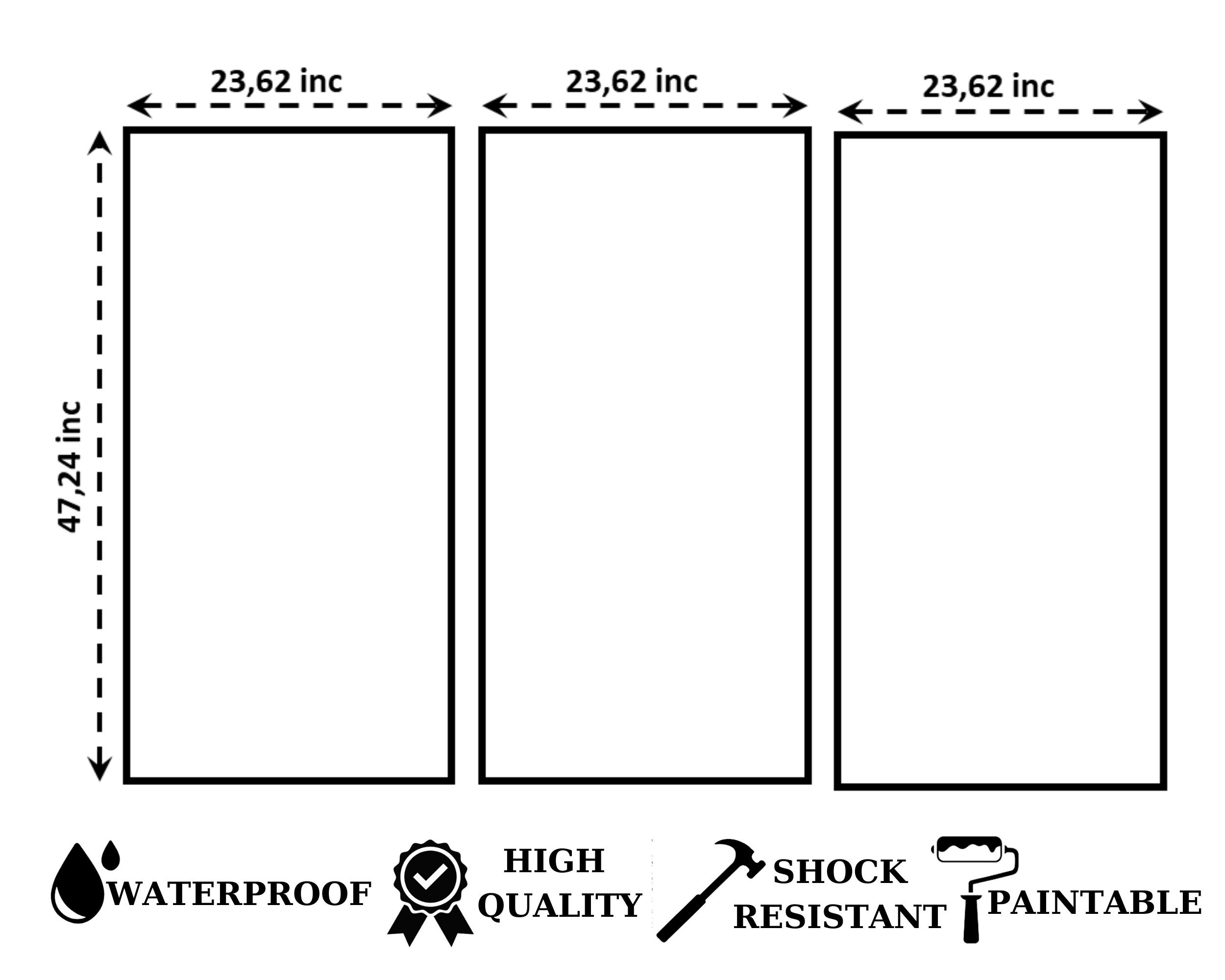 Gold Wall Trim Wall Tile Design Wall Trim Set Precut Etsy