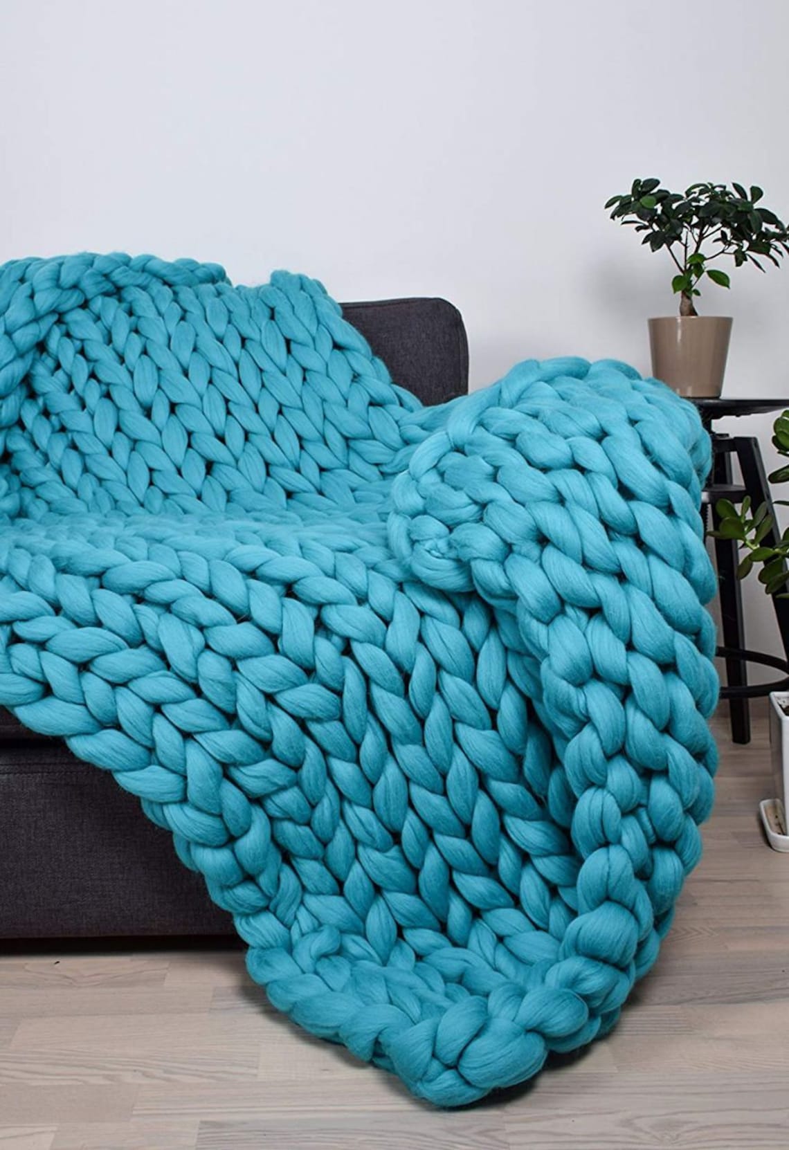 hand knit blanket for sale