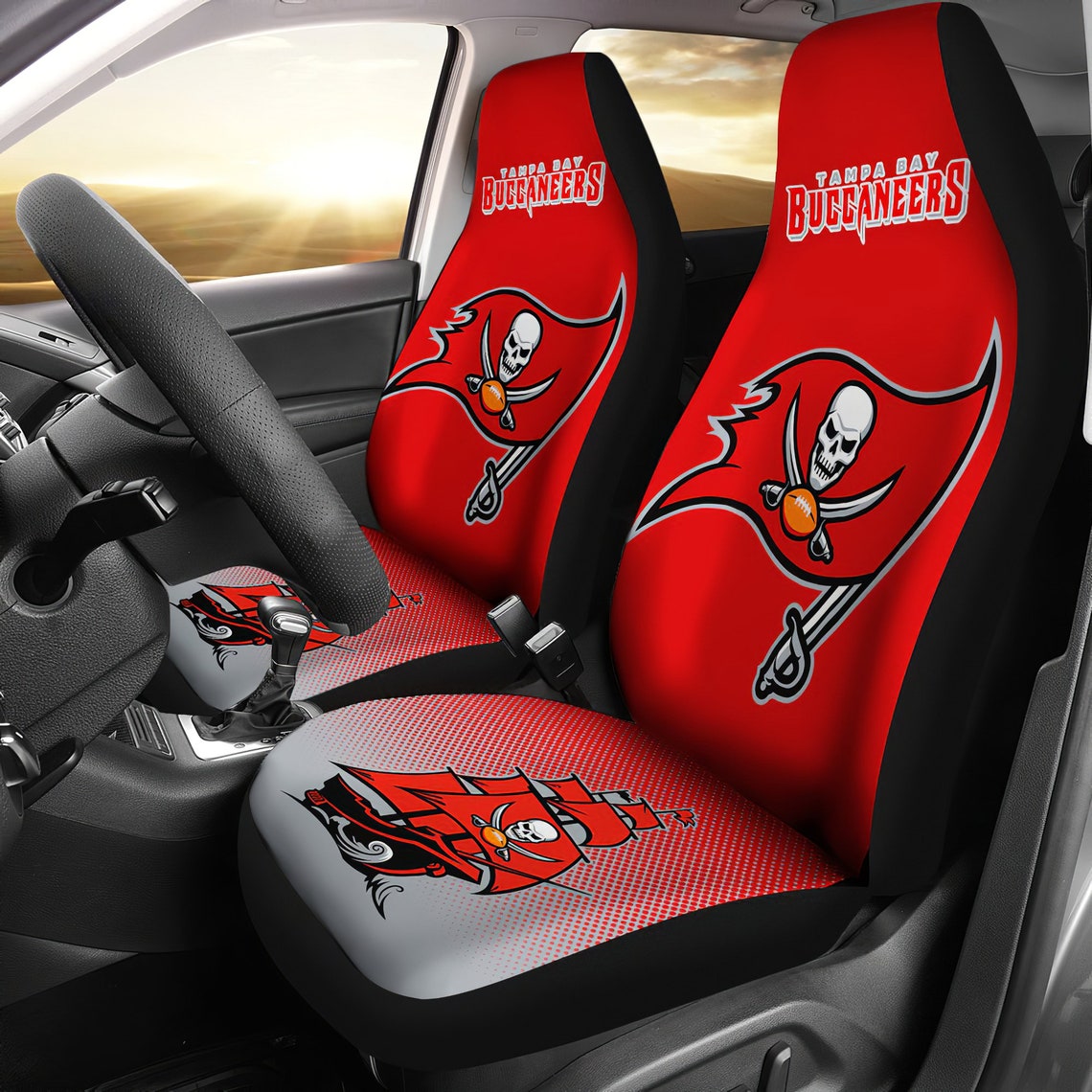 New Fashion Fantastic Tampa Bay Buccaneers Car Seat Covers Etsy