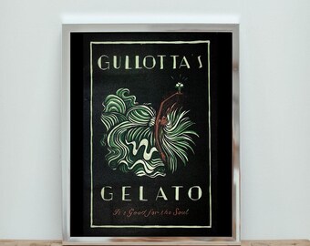 Gullotta's Pistachio Gelato - Art Deco Inspired