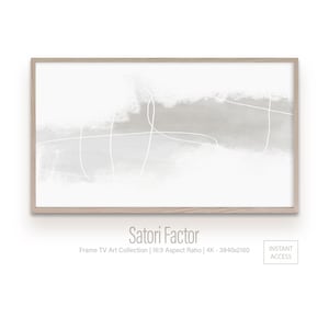 Samsung Frame TV Art 4k, Greige and White Abstract Neutral Art, Abstract Minimalist Art for Samsung Frame Tv, Instant Download Frame Tv Art