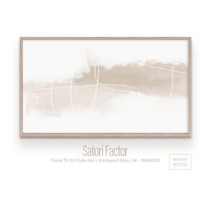 Samsung Frame TV Art 4k, Samsung Frame Art Abstract, Minimalist Neutral Wall Art, Beige and White Wall Art, Samsung Frame TV Art Painting