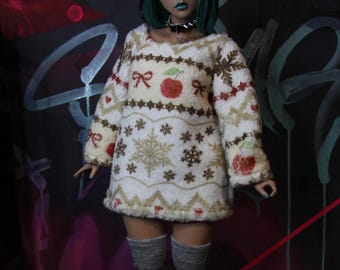 Suéter y calcetines acogedores SmartDoll Pear