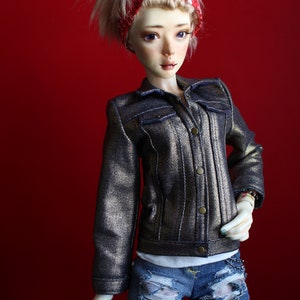 Veste en jean holographique SD 1/3 Gold BJD