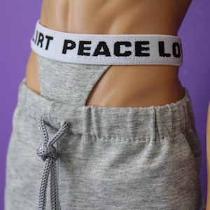 ID75 Uncle Large BJD Sweatpants Grey