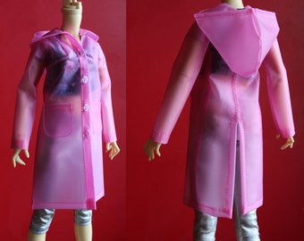 1/4 MSD BJD Minifee Yellow translucent raincoat