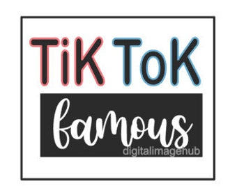 Tik Tok SVG, Tik Tok famoso SVG, Tik Tok clipart, Tik Tok PNG, Tik Tok SVG archivo, Tik Tok famoso, Tik Tok archivos de corte, Tik Tok camisa SVG