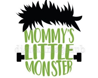 mama's kleine monster svg, Halloween svg, Halloween png, Frankenstein svg, Frankenstein png, Halloween-sublimatie, Halloween-transfers