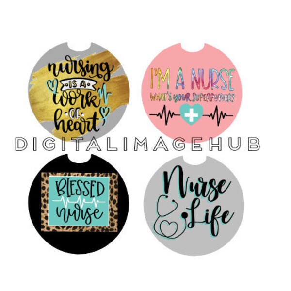 car coaster svg, car coaster png, car coaster designs, car coaster template, nurse svg, coaster svg, coaster png,  car coaster digital