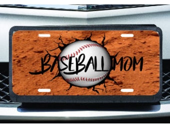 Nummernschild svg, Nummernschild png, Nummernschildvorlage, Nummernschildsublimation, Baseball Mom png, Baseball Mom Nummernschild