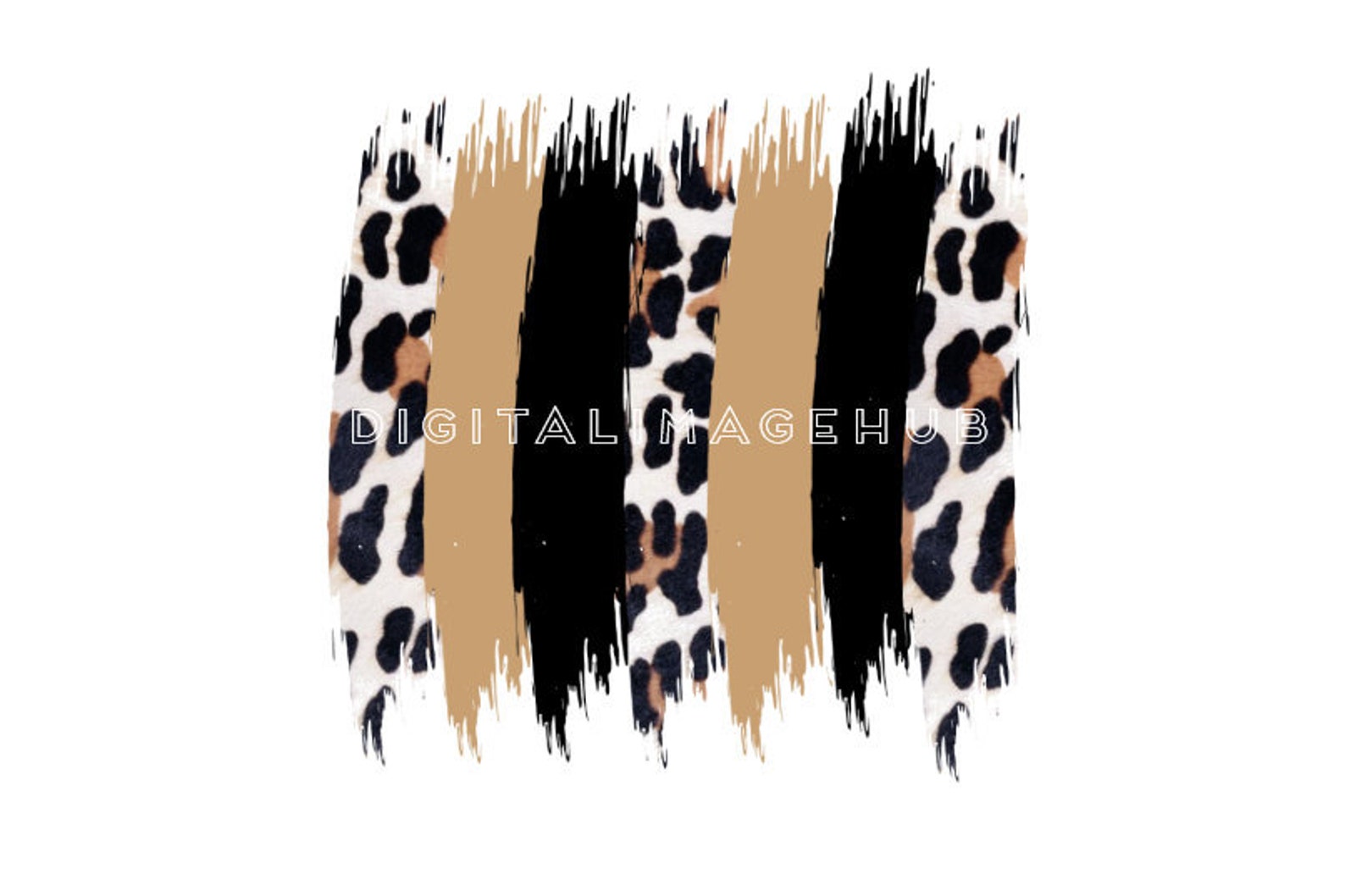 Brush Stroke Svg Brush Stroke Png Leopard Svg Leopard Print Etsy
