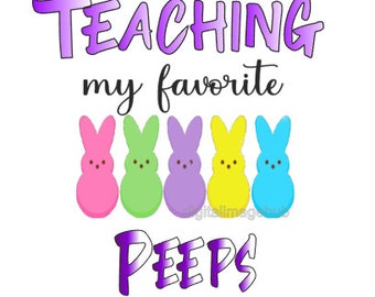 Enseñando a mis amigos favoritos, Pascua SVG, Pascua PNG, Peeps SVG, Peeps PNG, Maestro SVG, Maestro PNG, Diseños para maestros, Descargas para maestros