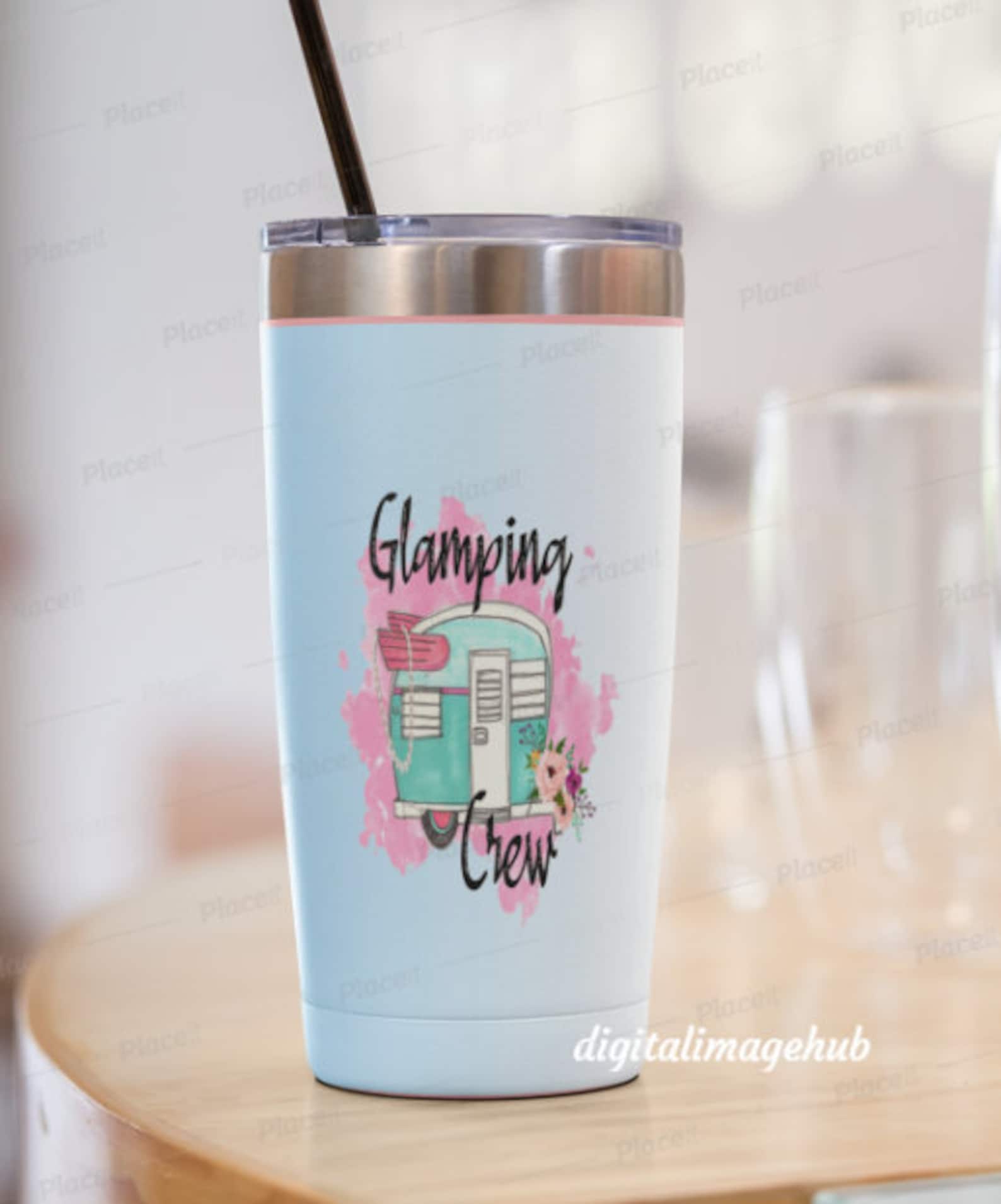 Camping Tumbler Png Glamping Png Camping Svg Tumbler Etsy