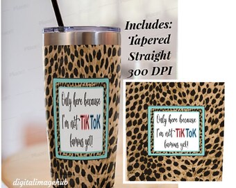Tik Tok famoso, Tik Tok SVG, Tik Tok PNG, vaso Tik Tok, vaso Tik Tok PNG, diseño de vaso delgado de 20 oz, vaso delgado PNG