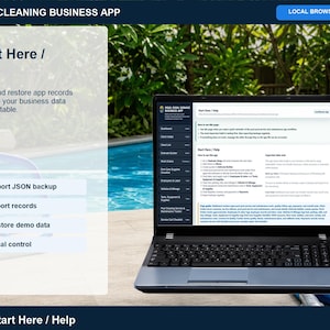 Aplicación para empresas de limpieza de piscinas, registro de servicios, planificador de rutas (descarga digital) imagen 18