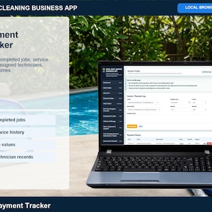 Aplicación para empresas de limpieza de piscinas, registro de servicios, planificador de rutas (descarga digital) imagen 14
