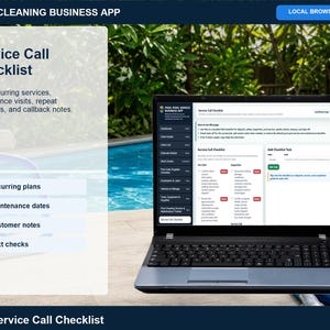 Aplicación para empresas de limpieza de piscinas, registro de servicios, planificador de rutas (descarga digital) imagen 11