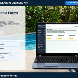 Aplicación para empresas de limpieza de piscinas, registro de servicios, planificador de rutas (descarga digital) imagen 15