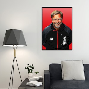 Jurgen Klopp Digital Art Print - (en cartón Foamex o papel fotográfico)