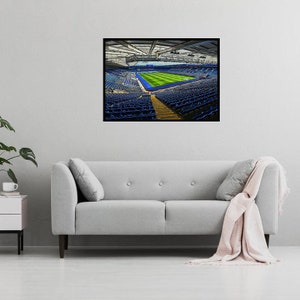 King Power Stadium Digital Art Print - (en cartón Foamex o papel fotográfico)