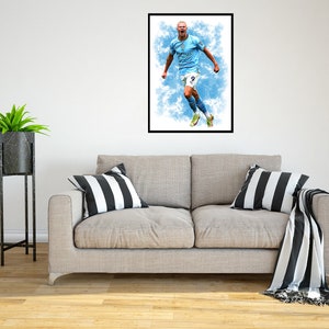 Erling Haaland 2022/23 Digital Art Print - (op Foamex Board of fotopapier)