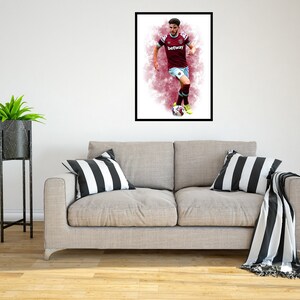 Declan Rice 2022/23 Digital Art Print - (En cartón Foamex o papel fotográfico)