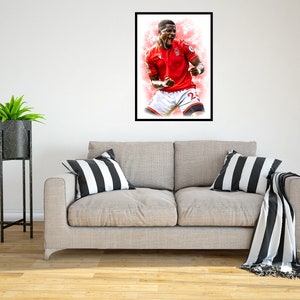 Serge Aurier 2022/23 Digital Art Print - (en cartón Foamex o papel fotográfico)